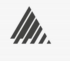 Balance — studio logo, variante triangolo a righe
