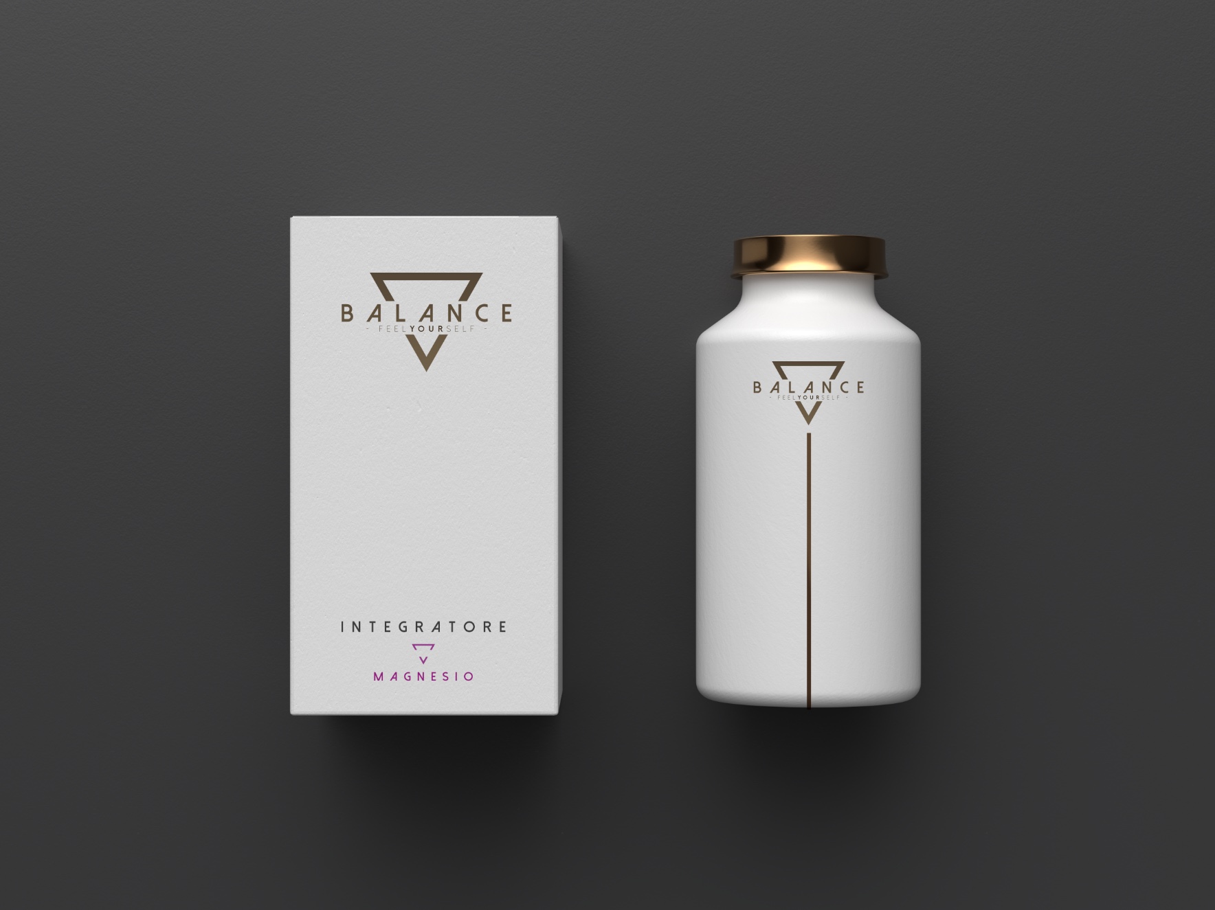 Balance — studio logo, mockup finale variante
