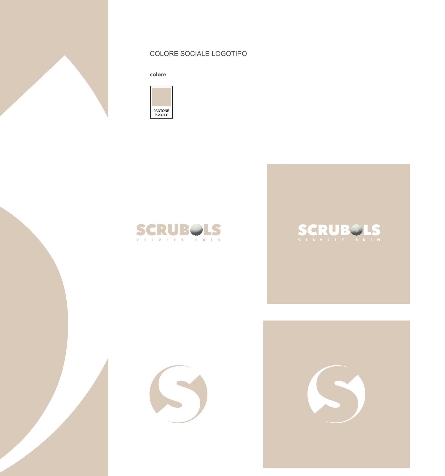 Scrubols — declinazione colore social del logotipo