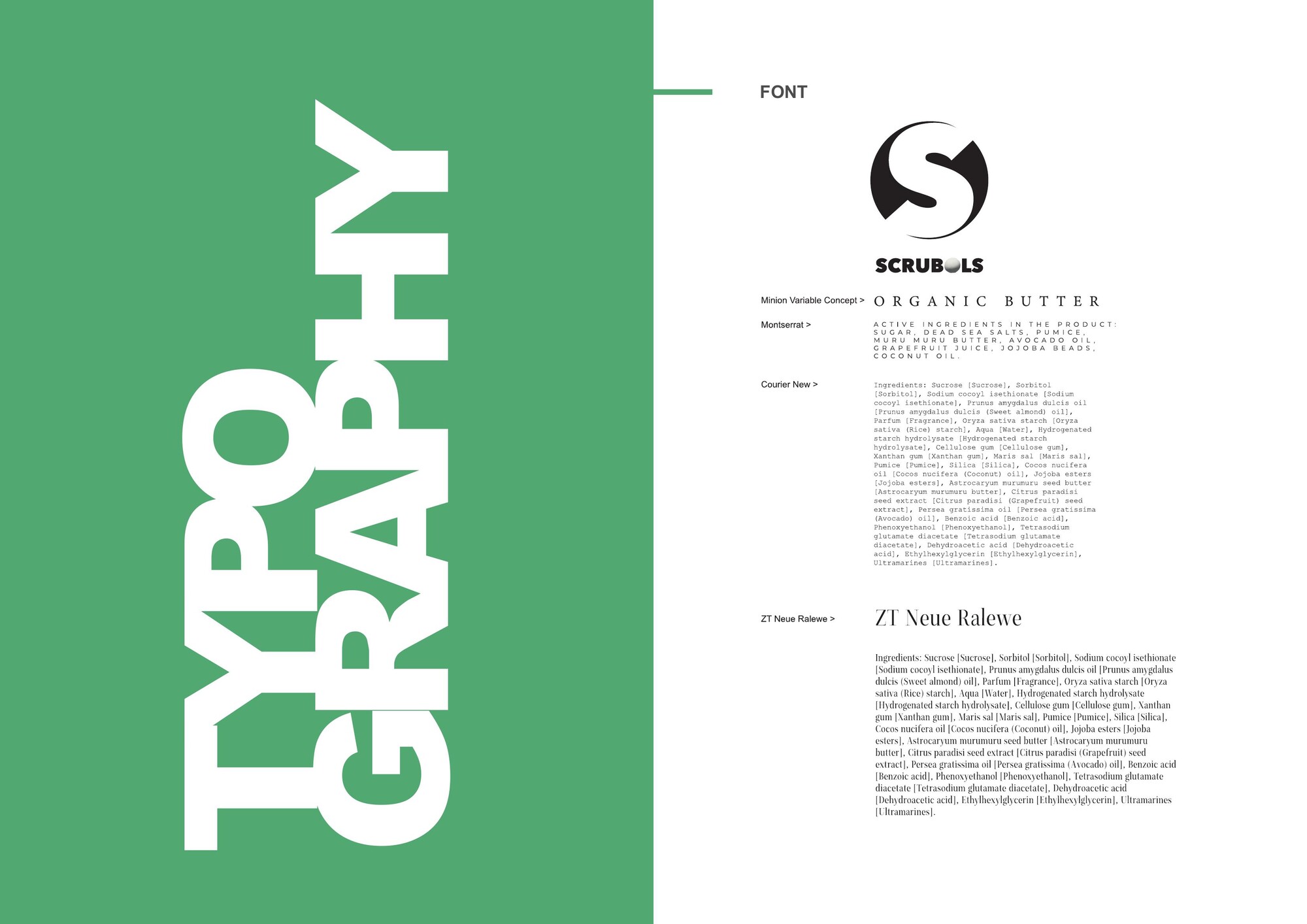 Scrubols — studio tipografico e simbolo