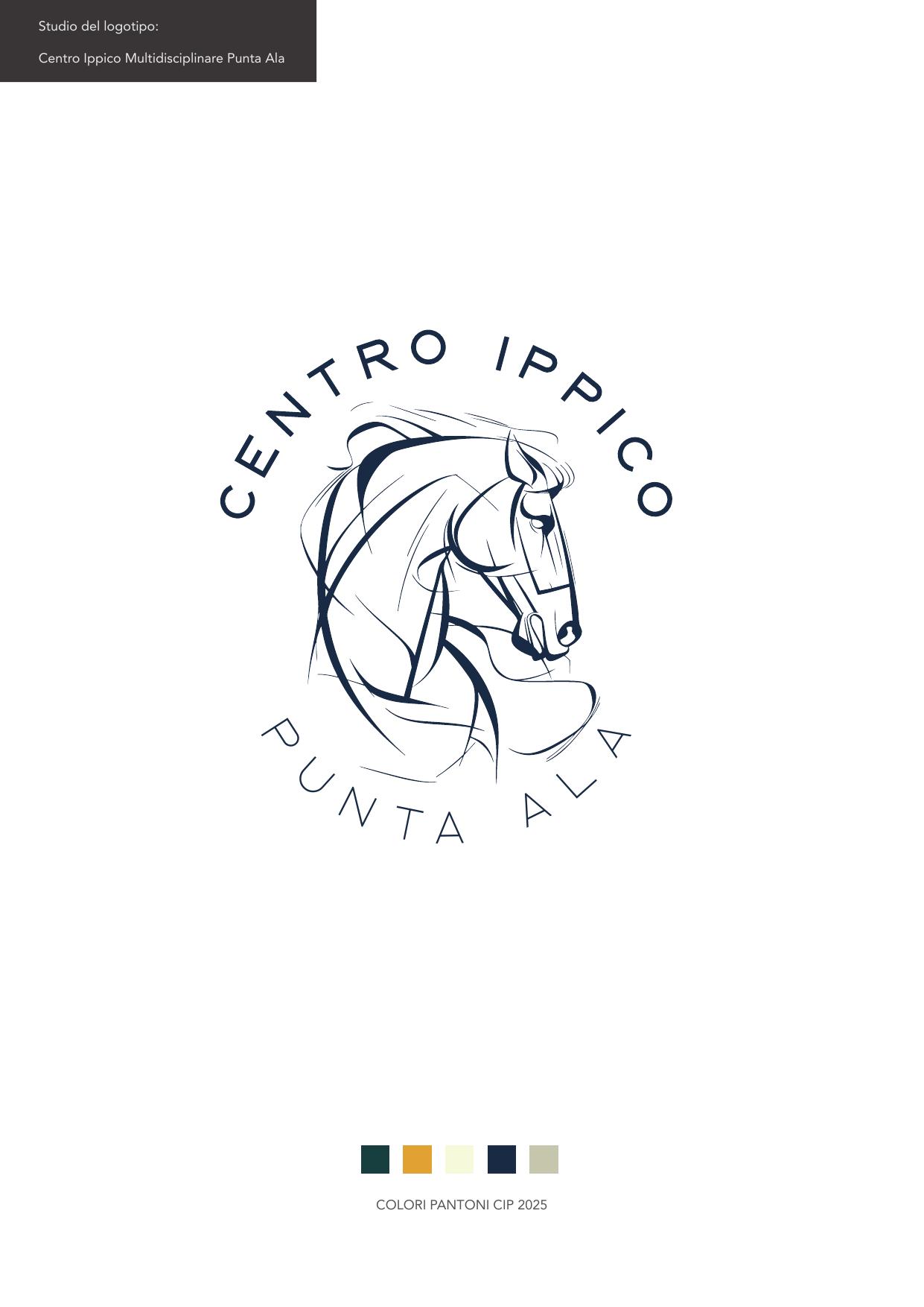 Studio del logo CIP — studio anatomico del cavallo