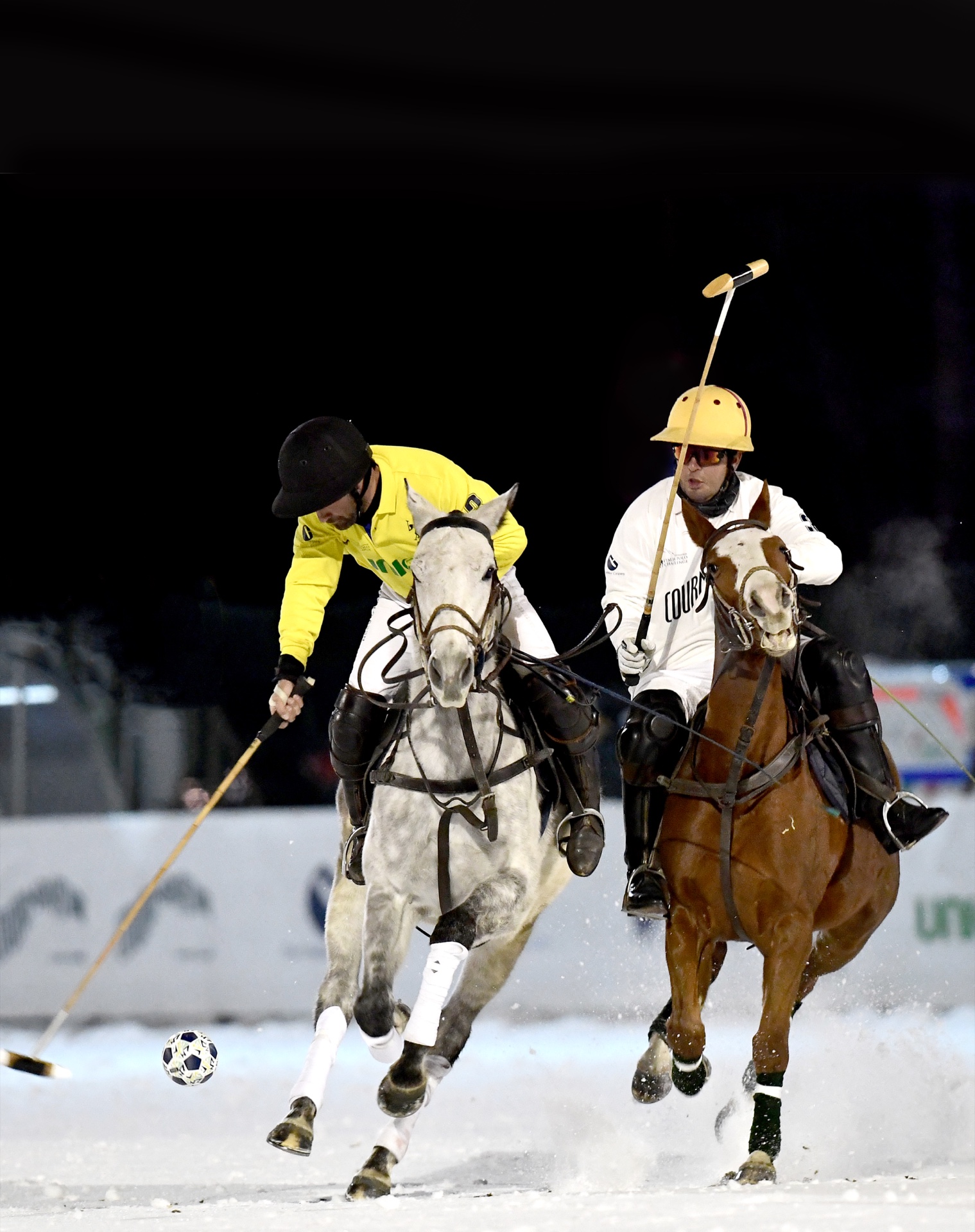 Italia Polo Challenge, Cortina — snow polo, azione di gioco