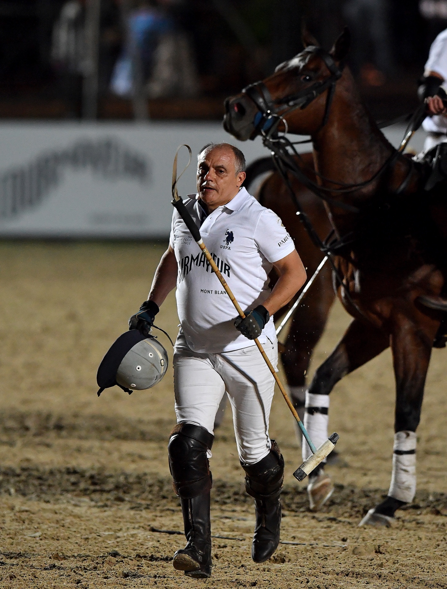 Italia Polo Challenge, Roma — Piazza di Siena, azione di gioco