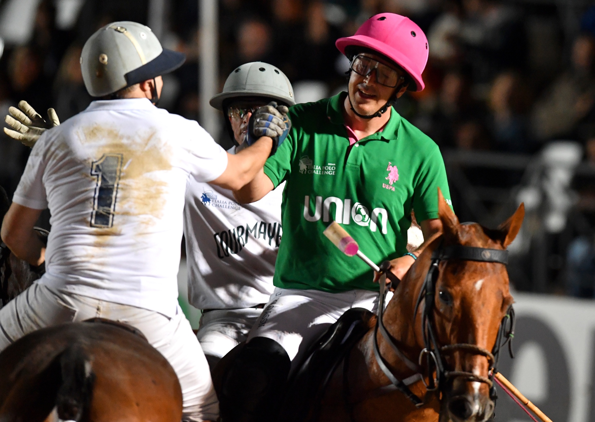 Italia Polo Challenge, Roma — Piazza di Siena, azione di gioco