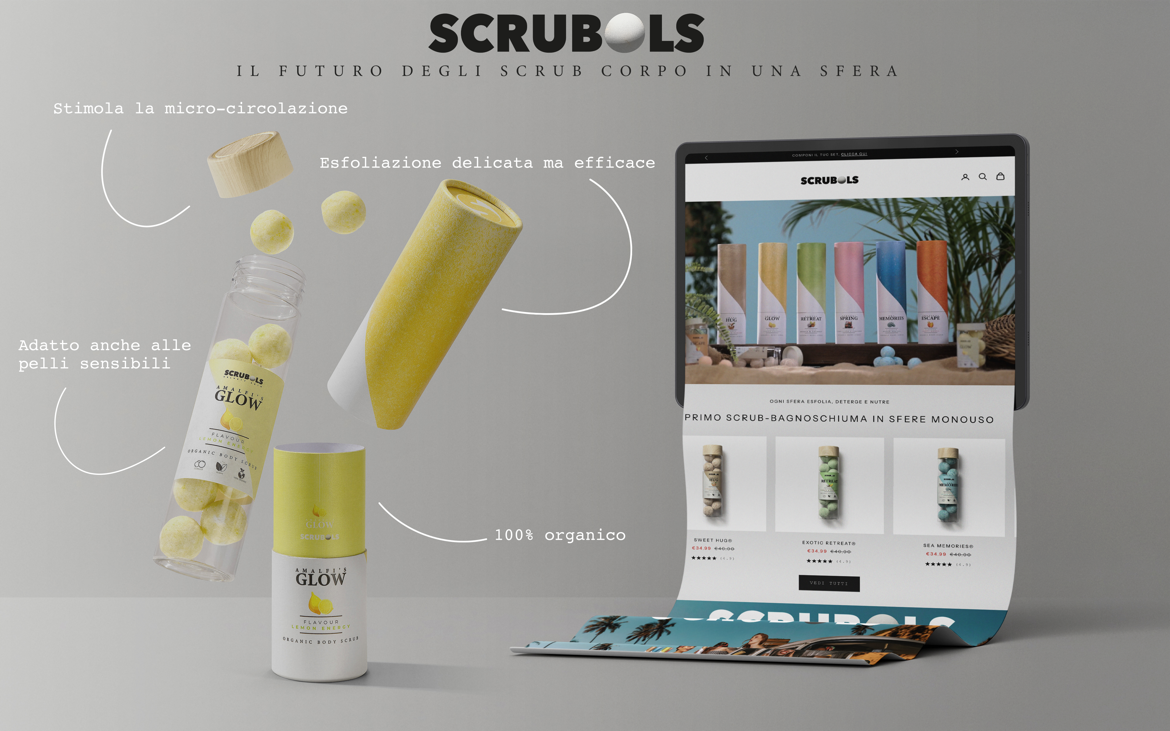 Scrubols — homepage sito